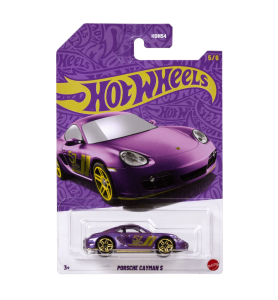 Hot Wheels Semi Premium Purple and Gold Series Porsche Cayman S 5/6