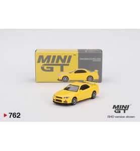 Mini GT Nissan Skyline GT-R (R34) V-Spec Lightning Yellow