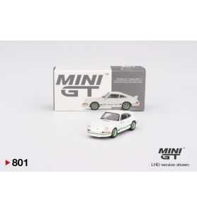 Mini GT Porsche 911 Carrera RS 2.7 Grand Prix White with Green Livery