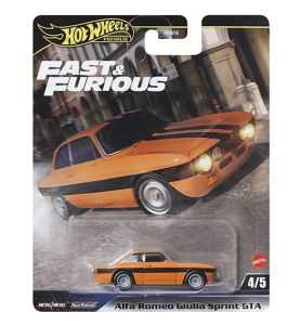 Hot Wheels Premium Fast & Furious Alfa Romeo Giulia Sprint GTA 4/5