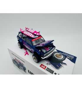 Mini GT Kaido House Datsun 510 Wagon 4x4 Offroad V2 Morado/rosa 1/64