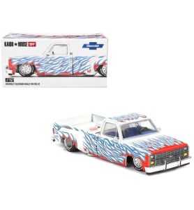 Mini GT Kaido House 1980 Chevrolet Silverado Dually On Fire V2,...