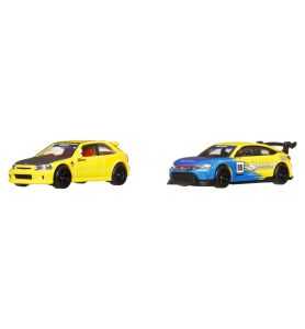Hot Wheels Premium Pack 2 - Pack Duo - '99 Honda Civic Type R y Honda Civic...