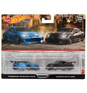 Hot Wheels Premium Pack 2 - Pack Duo Pandem Subaru BRZ + Lexus RC F GT3