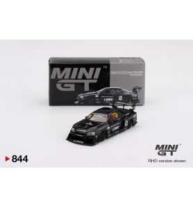 Mini GT Nissan Skyline GT-R (R34) Super Silhouette Negro 1/64