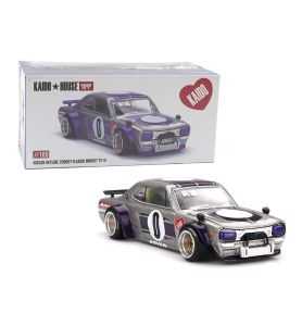 Mini GT Kaido House 1969 Nissan Skyline GT-R (KPGC10) V1, Plateado/Morado