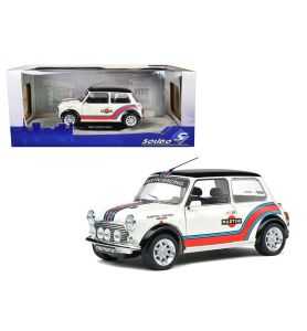 Solido 1998 Mini Cooper Sport Martini, Blanco/Rojo/Azul 1/18