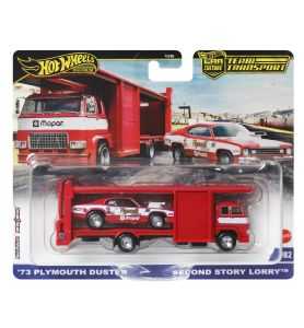 Hot Wheels Team Transport '73 Plymouth Duster + Second Story Lorry