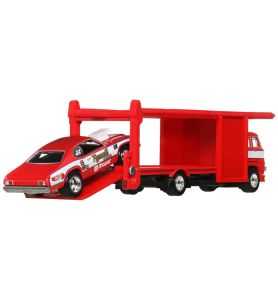 Hot Wheels Team Transport '73 Plymouth Duster + Second Story Lorry