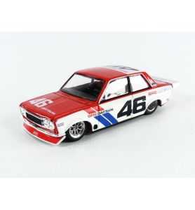 Mini GT Kaido House Datsun 510 Pro Street BRE510 V2 46 Rojo/Blanco/Azul