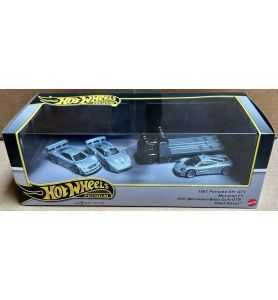 Hot Wheels Premium Diorama Mercedes Porsche Mclaren 1/64