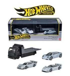 Hot Wheels Premium Diorama Mercedes Porsche Mclaren 1/64