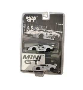 Mini GT 2024 Lamborghini Countach LB-Works White Tokyo Auto Salon Blanco 1/64