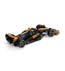 Mini GT 2023 McLaren MCL60 Lando Norris 2nd Place Japanese GP Naranja/Negro 1/64