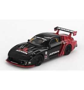 Mini GT Mazda RX-7 LB-Super Silhouette Advan Negro/ Rojo 1/64