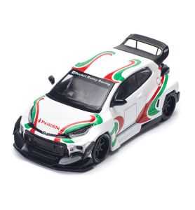 Pop Race Toyota Pandem GR Yaris, Rally Livery Blanco/Verde/Rojo