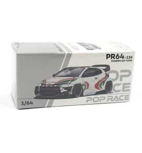 Pop Race Toyota Pandem GR Yaris, Rally Livery Blanco/Verde/Rojo