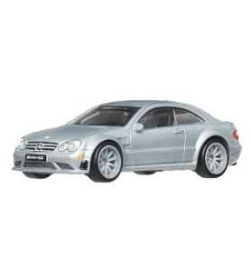Hot Wheels Premium Boulevard 2008 Mercedes Benz CLK 63 AMG black Series, Plata
