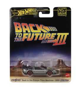 Hot Wheels Premium Pop Culture Back To The Future III Time Machine Delorean -...
