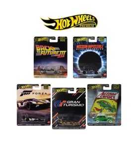 Hot Wheels Premium Pop Culture 2025 Mix 5 Serie Completa