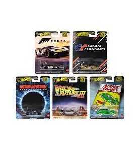 Hot Wheels Premium Pop Culture 2025 Mix 5 Serie Completa