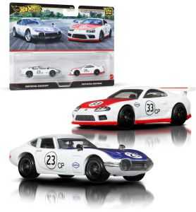 Hot Wheels Premium pack 2 - pack duo - Toyota 2000GT  y Toyota Supra