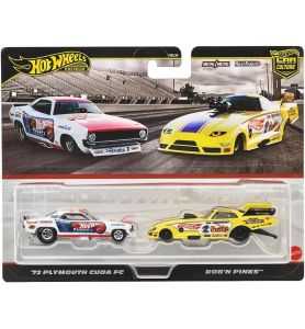 Hot Wheels Premium Pack 2 - Pack duo - '72 Plymouth Cuda FC  Rob N' Pinks