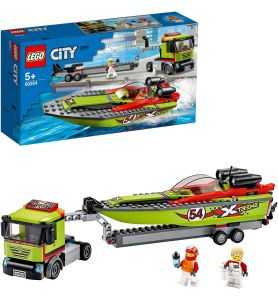Lego City 60254 Transporte de la Lancha de Carreras