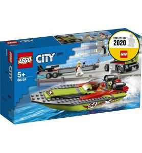 Lego City 60254 Transporte de la Lancha de Carreras