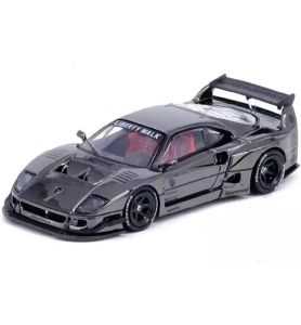 Inno64 Ferrari F40 LBWK Liberty Walk Cromo Negro 1/64