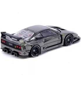 Inno64 Ferrari F40 LBWK Liberty Walk Cromo Negro 1/64