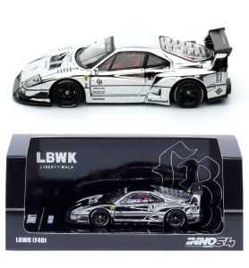 Inno64 Ferrari F40 LBWK Liberty Walk Cromado Plata1/64