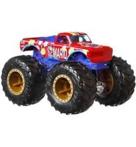 copy of Hot Wheels Monster Trucks Dodge Charger (Pink) vs Rodger Dodger (Gold)