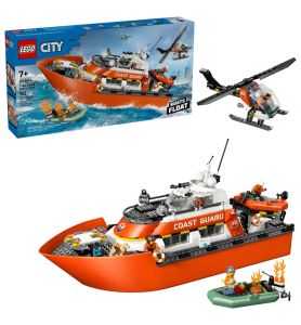 Lego City 60504 Barco y Helicóptero de Rescate