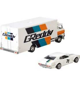 Hot Wheels Team Transport Sakura Sprinter y Nissan Laurel 2000 SGX