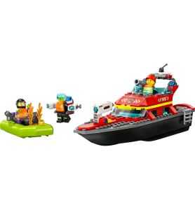 Lego City 60373 Lancha de Rescate de Bomberos