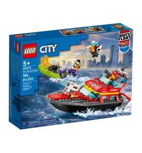 Lego City 60373 Lancha de Rescate de Bomberos