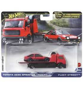 Hot Wheels Team Transport Toyota AE86 Sprinter Trueno & Fleet Street
