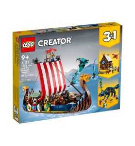 Lego Creator 3+1  31132  Barco Vikingo y Serpiente Midgard