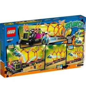 Lego City Stuntz 60357 Desafío Acrobático: Camión y Anillos de Fuego