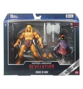 Figura de Acción Savage He-man Revelation Masters of the Universe 18cm...