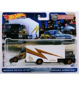 Hot Wheels Team Transport 52 Nissan Silvia S13 Sakura Sprinter