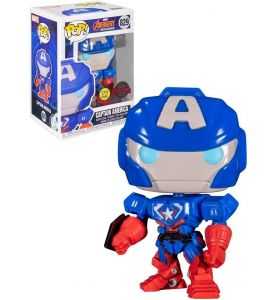 Funko Pop Marvel Avengers Mech Strike Captain America Glow in The Dark 829