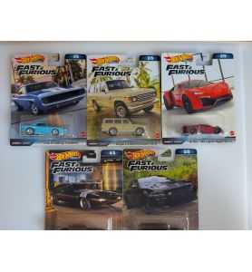 Hot Wheels Premium Lote Fast And Furious 5 Modelos