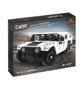 Set de construcción CADFI Humvee Blanco escala 1/12 - 1380 piezas