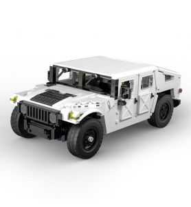 Set de construcción CADFI Humvee Blanco escala 1/12 - 1380 piezas