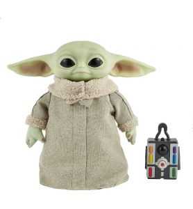 Star Wars Peluche de Baby Yoda de El Mandaloriano, Sonidos y Movimientos...