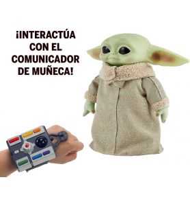 Star Wars Peluche de Baby Yoda de El Mandaloriano, Sonidos y Movimientos...