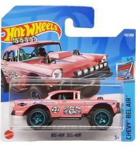 Hot Wheels - Big-Air Bel-Air - Chevy Bel Air 5/5 - HCX75 - Short Card - Pink...