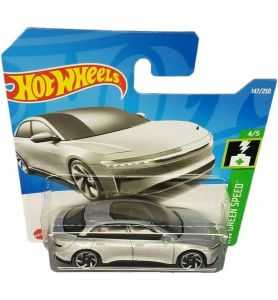 Hot Wheels - Lucid Air - HW Green Speed 4/5 - HCT24 - Short Card - Plata...